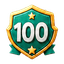 100 apoiadores