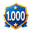 1.000 apoiadores
