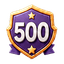 500 apoiadores