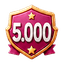 5.000 apoiadores
